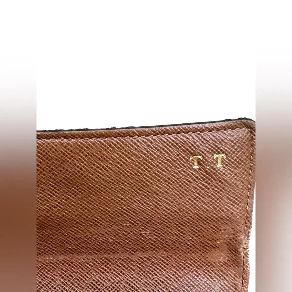 Louis Vuitton Classic Monogram Iconic Portefeuille Sarah Long Wallet Brown